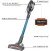 imageBLACKDECKER Cordless Vacuum Powerseries Extreme Stick Vacuum Cordless Rechargeable Interchangeable Floorhead with Crevice Attachment 3 Speed Control Lightweight Blue BSV2020G20V Stick Vacuum
