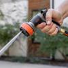imageBLACKDECKER Dial 7 Pattern Rear Trigger Garden Hose Nozzle  Durable Versatile Comfortable Grip Watering BD59577