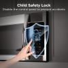 imageBLACKDECKER EM036AB14 Digital Microwave Oven with Turntable PushButton Door Child Safety Lock Stainless Steel 14 CuftOTR 17 CuFtStainless Steel