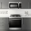 imageBLACKDECKER EM036AB14 Digital Microwave Oven with Turntable PushButton Door Child Safety Lock Stainless Steel 14 CuftOTR 19 CuFt