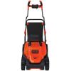 imageBLACKDECKER Electric Lawn Mower with Bike Handle 15Inch 10Amp Corded BEMW472BH15in Bike Handle Mower
