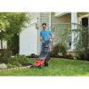 imageBLACKDECKER Electric Lawn Mower with Bike Handle 15Inch 10Amp Corded BEMW472BH15in Pivot Handle Mower