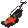 imageBLACKDECKER Electric Lawn Mower with Bike Handle 15Inch 10Amp Corded BEMW472BH15in Pivot Handle Mower