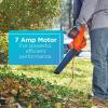 imageBLACKDECKER Electric Leaf Blower Handheld Blowers for Lawn Care Lightweight 180 MPH 180 CFM 7Amp Corded LB700Blower Only