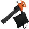 imageBLACKDECKER Electric Leaf Blower Leaf Vacuum and Leaf Mulcher 3in1 300 CFM 210 MPH 12Amp Handheld Lightweight Corded Electric Combo Kit BV3100