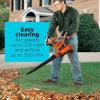 imageBLACKDECKER Electric Leaf Blower Leaf Vacuum and Leaf Mulcher 3in1 300 CFM 210 MPH 12Amp Handheld Lightweight Corded Electric Combo Kit BV3100