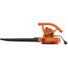 imageBLACKDECKER Electric Leaf Blower Leaf Vacuum and Leaf Mulcher 3in1 300 CFM 210 MPH 12Amp Handheld Lightweight Corded Electric Combo Kit BV3100