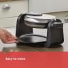 imageBLACKDECKER Flip Waffle Maker WM1404S 7quot Round Belgian Waffles Ready Light Indicator4 Belgian Waffles