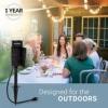 imageBLACKDECKER Garden Timer Stake with 6 Grounded Outlets  Waterproof Outlet Timer with 30Minute Intervals for Lights Tools  Outdoor Power Stake with Overload Protection  Premium Light Timers