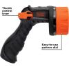imageBLACKDECKER HeavyDuty 10Pattern Poly Thumb Control Nozzle  Ergonomic Versatile Precision Garden Hose Attachment BD8439