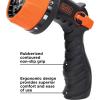 imageBLACKDECKER HeavyDuty 10Pattern Poly Thumb Control Nozzle  Ergonomic Versatile Precision Garden Hose Attachment BD8439