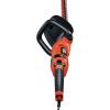 imageBLACKDECKER Hedge Trimmer Rotating Handle Dual Blade Action Blades 33Amp 24Inch HH2455
