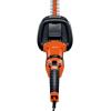 imageBLACKDECKER Hedge Trimmer Rotating Handle Dual Blade Action Blades 33Amp 24Inch HH2455