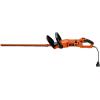 imageBLACKDECKER Hedge Trimmer Rotating Handle Dual Blade Action Blades 33Amp 24Inch HH2455