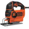 imageBLACKDECKER Jig Saw 5Amp 3000 Blade Speed 45 Degree Beveled Cuts Inch Orbital Blade 4 Curve Settings Corded BDEJS600COne Size