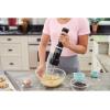imageBLACKDECKER Kitchen Wand Cordless Immersion Blender 4 in 1 Multi Tool Set Hand Blender with Charging Dock Grey BCKM1014K01Black