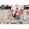 imageBLACKDECKER Kitchen Wand Cordless Immersion Blender 4 in 1 Multi Tool Set Hand Blender with Charging Dock Grey BCKM1014K01Grey