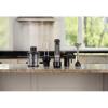 imageBLACKDECKER Kitchen Wand Cordless Immersion Blender 4 in 1 Multi Tool Set Hand Blender with Charging Dock Grey BCKM1014K01Grey