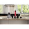 imageBLACKDECKER Kitchen Wand Cordless Immersion Blender 4 in 1 Multi Tool Set Hand Blender with Charging Dock Grey BCKM1014K01Red
