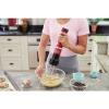 imageBLACKDECKER Kitchen Wand Cordless Immersion Blender 4 in 1 Multi Tool Set Hand Blender with Charging Dock Grey BCKM1014K01Red