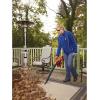 imageBLACKDECKER Leaf Blower Cordless Leaf Vacuum and Mulcher Combo Kit Battery and Charger Included 40V 120 mph Air Speed 6Speed Dial Builtin Scraper with Collection Bag LSWV36