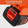 imageBLACKDECKER Leaf Blower Cordless Leaf Vacuum and Mulcher Combo Kit Battery and Charger Included 40V 120 mph Air Speed 6Speed Dial Builtin Scraper with Collection Bag LSWV36