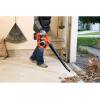 imageBLACKDECKER Leaf Blower Cordless Leaf Vacuum and Mulcher Combo Kit Battery and Charger Included 40V 120 mph Air Speed 6Speed Dial Builtin Scraper with Collection Bag LSWV36