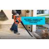 imageBLACKDECKER Leaf Blower Cordless with Battery and Charger POWERCOMMAND 40V MAX 90 CFM Variable Speed Up to 120 MPH Battery Leaf Blower Hard Surface and Yard Sweeper LSW36Sweeper Tool Only
