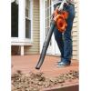 imageBLACKDECKER Leaf Blower Cordless with Battery and Charger POWERCOMMAND 40V MAX 90 CFM Variable Speed Up to 120 MPH Battery Leaf Blower Hard Surface and Yard Sweeper LSW36Sweeper Kit