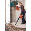 imageBLACKDECKER Leaf Blower Cordless with Battery and Charger POWERCOMMAND 40V MAX 90 CFM Variable Speed Up to 120 MPH Battery Leaf Blower Hard Surface and Yard Sweeper LSW36Sweeper Kit