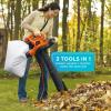 imageBLACKDECKER Leaf Blower Leaf Vacuum and Leaf Mulcher 3in1 Electric Blowers for Lawn Care 12 Amp 250 MPH 400 CFM BV6000
