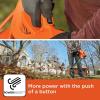 imageBLACKDECKER Leaf Blower Leaf Vacuum and Mulcher 3 in 1 Backpack Blowers for Lawn Care250 mph Airflow 400 cfm Delivery Power Reusable Bag Included Corded BEBL7000