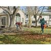 imageBLACKDECKER Leaf Blower Leaf Vacuum and Mulcher 3 in 1 Backpack Blowers for Lawn Care250 mph Airflow 400 cfm Delivery Power Reusable Bag Included Corded BEBL7000