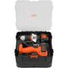 imageBLACKDECKER MATRIX 20V MAX Drill Kit Includes Jig Saw Attachment Storage Case Battery and Charger BDCDMT1202KTJC1Drill  Jigsaw Combo Kit