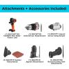 imageBLACKDECKER MATRIX 20V MAX Power Tool Kit Includes Cordless Drill 8 Attachments and Storage Case BDCDMT1208KITC1