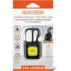imageBLACKDECKER MultiTool Flashlight 500LM Carabiner USB Rechargeable Multitool with Wrench Screwdrivers Bottle Opener Glass Breaker ClipOn Magnetic Stand IP44 WeatherResistant 7 Light ModesOne Pack