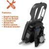 imageBLACKDECKER MultiTool Flashlight 500LM Carabiner USB Rechargeable Multitool with Wrench Screwdrivers Bottle Opener Glass Breaker ClipOn Magnetic Stand IP44 WeatherResistant 7 Light ModesOne Pack
