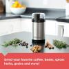 imageBLACKDECKER One Touch Coffee Grinder 23 Cup Coffee Bean Capacity Spice Grinder One Touch PushButton Control 150 Watts Stainless Steel Blades23 Cup Coffee Bean Capacity Pack of 4