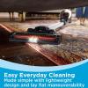 imageBLACKDECKER POWERSERIES 20V MAX Cordless Vacuum Cleaner Stick Vacuum Rechargeable with LED Floor Lights AntiTangle Lightweight Removable Battery BHFEA18D1GrayOrange Vac