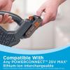 imageBLACKDECKER POWERSERIES 20V MAX Cordless Vacuum Cleaner Stick Vacuum Rechargeable with LED Floor Lights AntiTangle Lightweight Removable Battery BHFEA18D1GrayOrange Vac