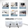 imageBLACKDECKER Power Strip Extension Cord with 8 Grounded Outlets USB Port USBC Port 55 ft Cable  Indoor Charging Station Outlet Strip with Flat Plug  Premium Electrical Outlets ampamp Accessories8 outlets