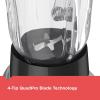 imageBLACKDECKER PowerCrush MultiFunction Blender with 6Cup Glass Jar 4 Speed Settings SilverCountertop Blenders