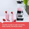 imageBLACKDECKER PowerCrush MultiFunction Blender with 6Cup Glass Jar 4 Speed Settings SilverCountertop Blenders
