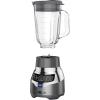 imageBLACKDECKER PowerCrush MultiFunction Blender with 6Cup Glass Jar 4 Speed Settings SilverPremium 900 Watts