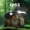 imageBLACKDECKER Rechargeable Headlamp with Flashlight ampamp Wave Sensor 2Pack 350 Lumens LED 230 Beam Head Light IP65 Waterproof 4 Brightness Settings SOS Mode Fits Over Helmets Head Lamp for CampingTwo Pack
