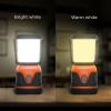 imageBLACKDECKER Rechargeable LED Lantern ampamp 400mAh Power Bank 2Pack 1000 Lumens 360 Flashlight for Camping ampamp Power Outage with SOS Mode 12 Hour Power Multiwhite 7 Modes IP44 WeatherResistant HookTwo Pack