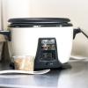 imageBLACKDECKER Rice Cooker 28 Cups Cooked 14 Cups Uncooked with Steaming Basket Removable NonStick Bowl White14cup with saute function
