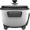 imageBLACKDECKER Rice Cooker 28 Cups Cooked 14 Cups Uncooked with Steaming Basket Removable NonStick Bowl White14cup with saute function