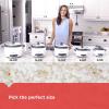 imageBLACKDECKER Rice Cooker 28 Cups Cooked 14 Cups Uncooked with Steaming Basket Removable NonStick Bowl White16cup