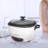 imageBLACKDECKER Rice Cooker 28 Cups Cooked 14 Cups Uncooked with Steaming Basket Removable NonStick Bowl White28cup